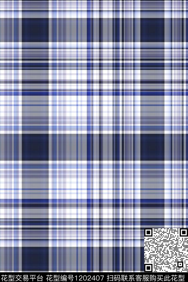 几何条纹男装格子数码印花华亿平台下载（图片编号: 1202407） - 瓦栏（Walan）