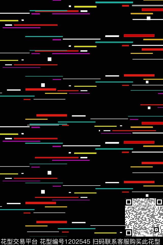 几何抽象线条传统印花华亿平台下载（图片编号: 1202545） - 瓦栏（Walan）
