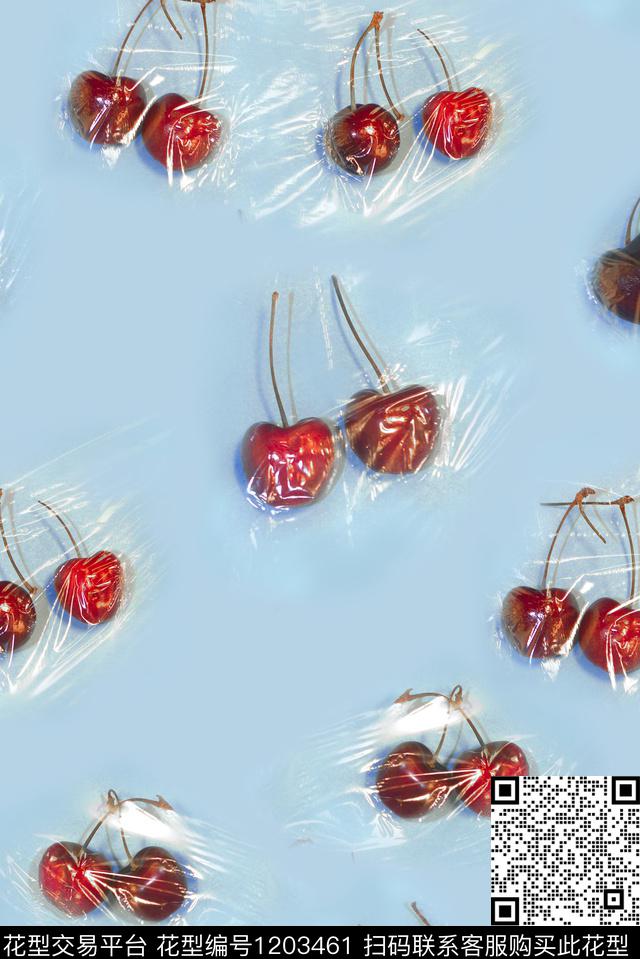 数码华亿平台水果肌理数码印花华亿平台下载（图片编号: 1203461） - 瓦栏（Walan）