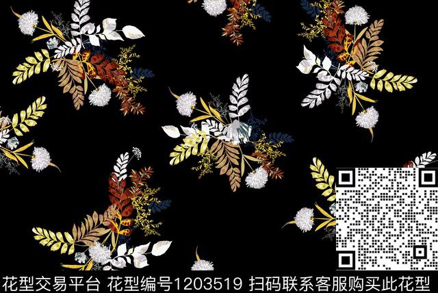 水彩花卉花卉传统华亿平台传统印花华亿平台下载（图片编号: 1203519） - 瓦栏（Walan）