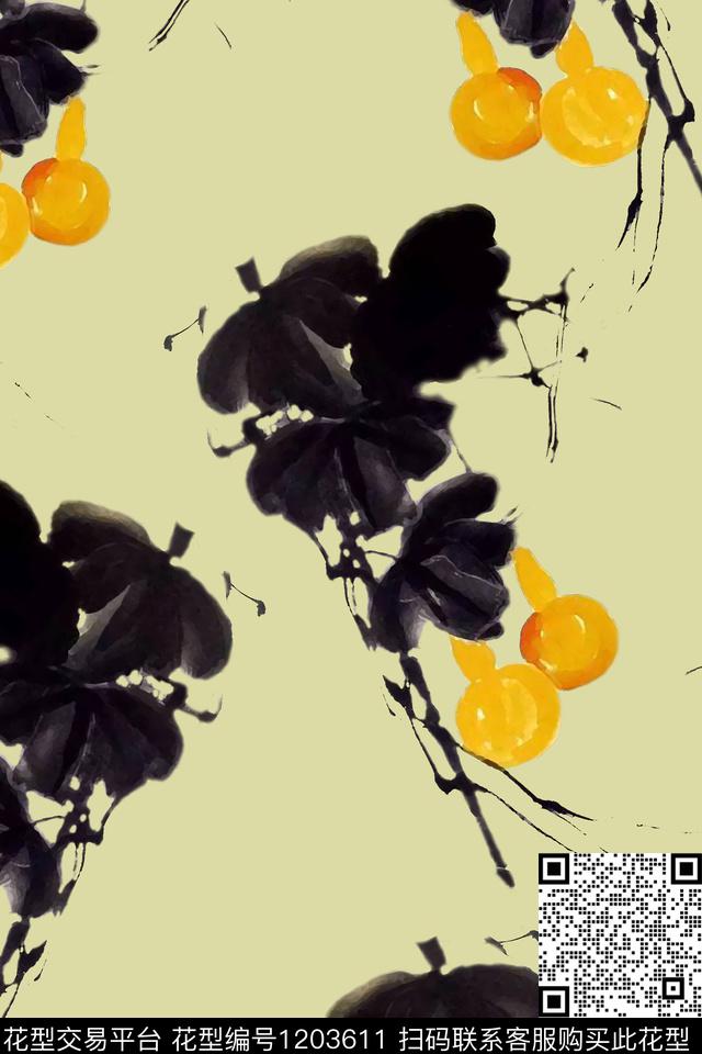 国画春夏华亿平台休闲数码印花华亿平台下载（图片编号: 1203611） - 瓦栏（Walan）