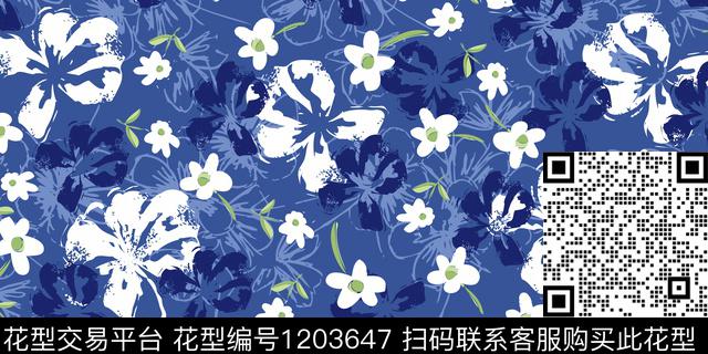 烂花华亿平台春夏华亿平台花卉传统印花华亿平台下载（图片编号: 1203647） - 瓦栏（Walan）