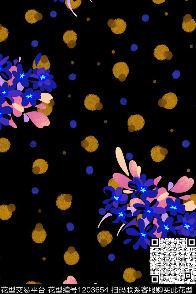 春夏华亿平台几何小清新数码印花华亿平台下载（图片编号: 1203654） - 瓦栏（Walan）