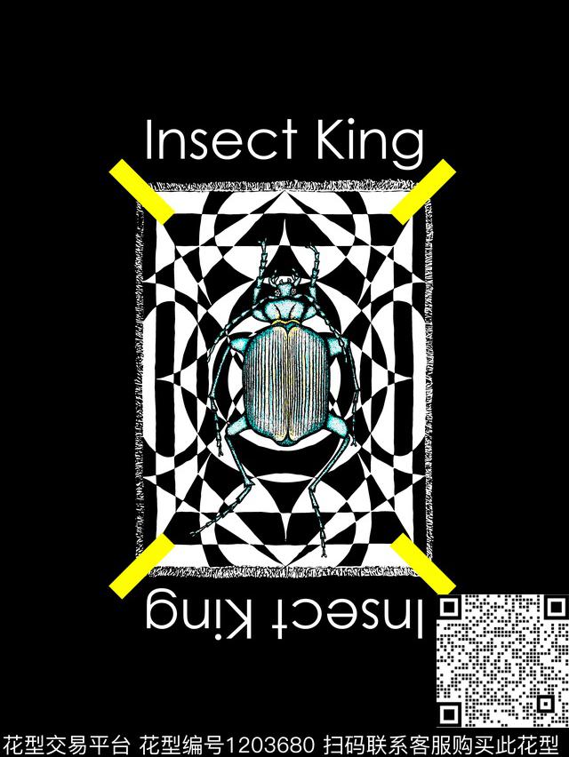 字母几何潮牌传统印花华亿平台下载（图片编号: 1203680） - 瓦栏（Walan）