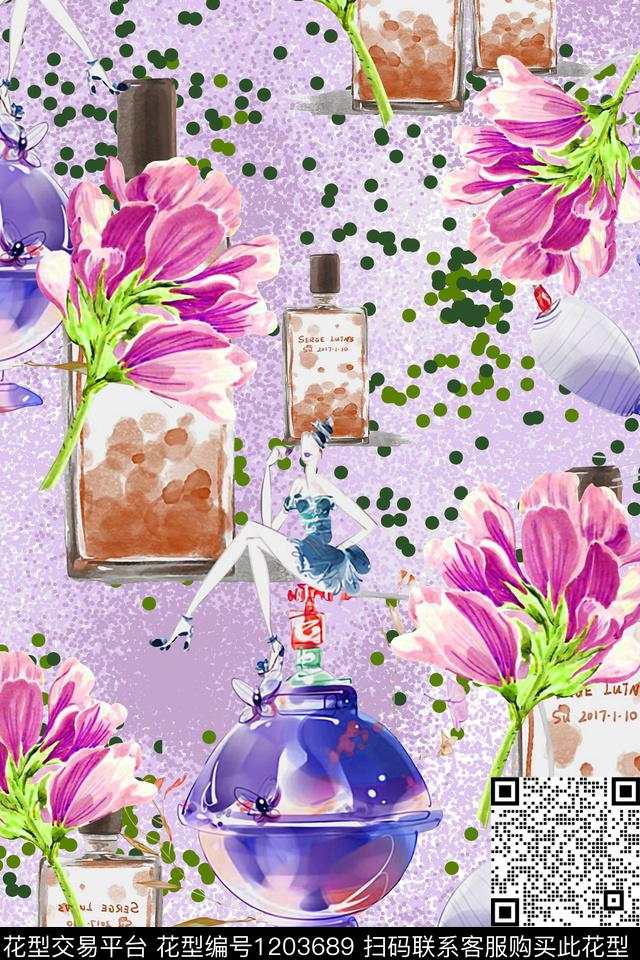 春夏华亿平台休闲大牌风数码印花华亿平台下载（图片编号: 1203689） - 瓦栏（Walan）