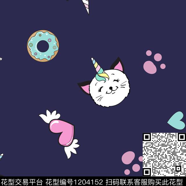 几何卡通波点传统印花华亿平台下载（图片编号: 1204152） - 瓦栏（Walan）