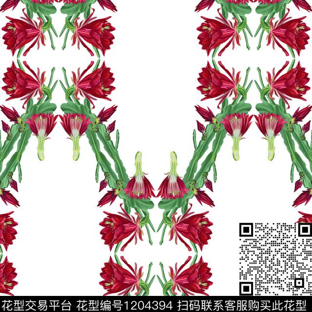 数码华亿平台仙人掌热带华亿平台数码印花华亿平台下载（图片编号: 1204394） - 瓦栏（Walan）