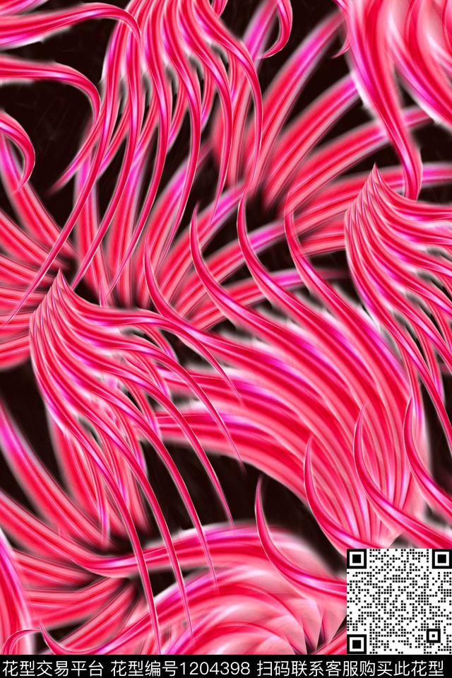 女装数码华亿平台羽毛数码印花华亿平台下载（图片编号: 1204398） - 瓦栏（Walan）