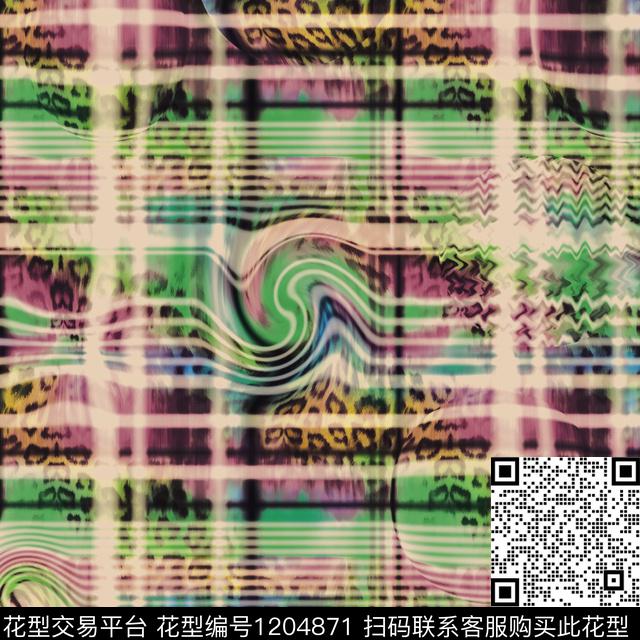 女装格子传统印花华亿平台下载（图片编号: 1204871） - 瓦栏（Walan）