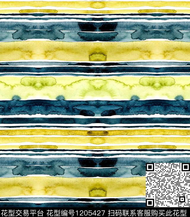 水彩条纹watercolor数码印花华亿平台下载（图片编号: 1205427） - 瓦栏（Walan）