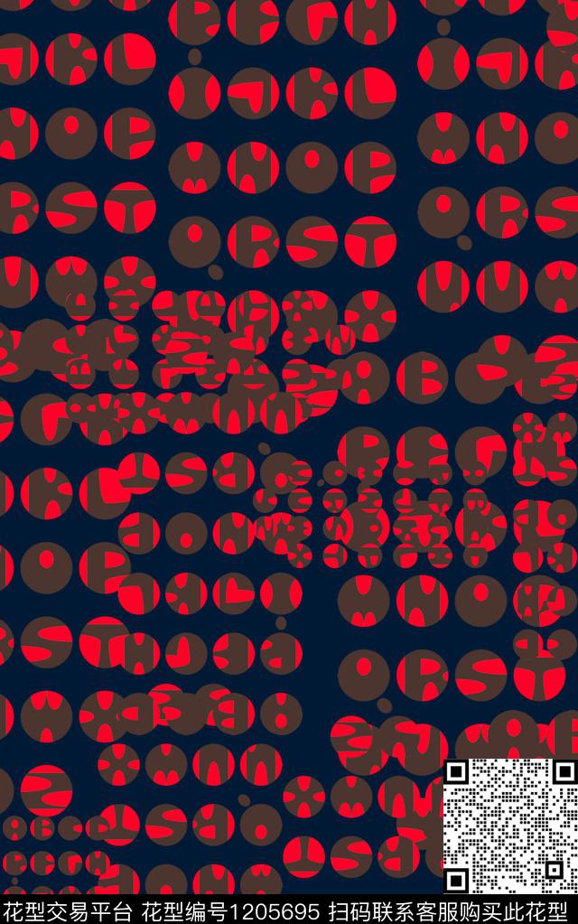 几何格子线条数码印花华亿平台下载（图片编号: 1205695） - 瓦栏（Walan）