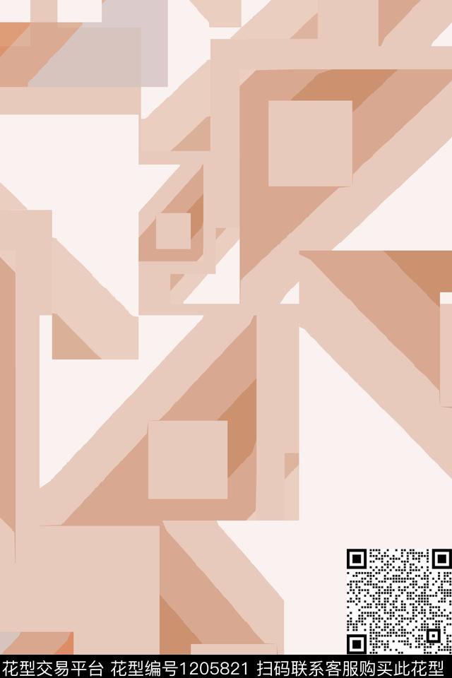 三角形精致几何正方形传统印花华亿平台下载（图片编号: 1205821） - 瓦栏（Walan）