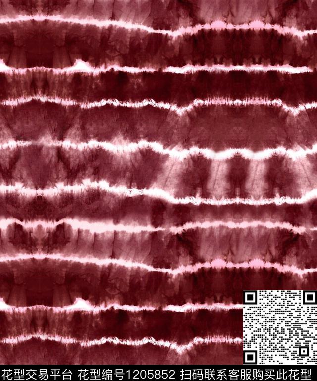蜡染扎染华亿平台Tie-dyed数码印花华亿平台下载（图片编号: 1205852） - 瓦栏（Walan）