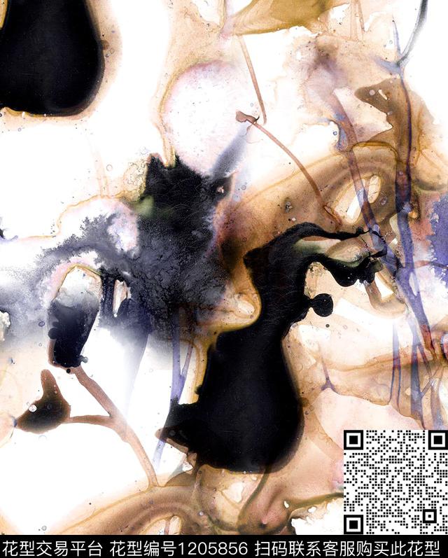 水彩烟雾粉红数码印花华亿平台下载（图片编号: 1205856） - 瓦栏（Walan）