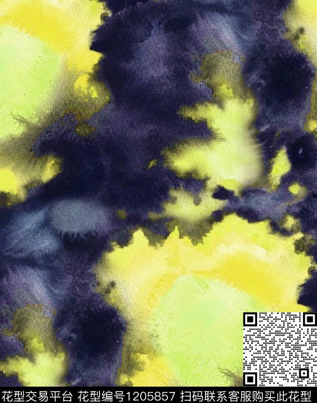 PRADA扎蜡染Tie-dyed数码印花华亿平台下载（图片编号: 1205857） - 瓦栏（Walan）