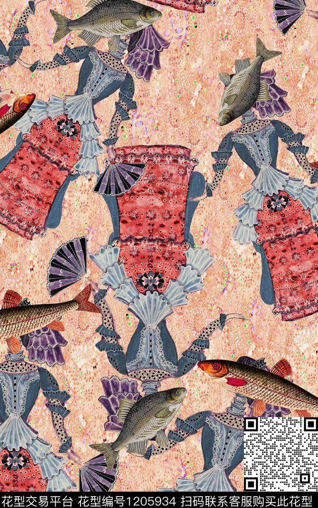 深圳肌理中老年数码印花华亿平台下载（图片编号: 1205934） - 瓦栏（Walan）