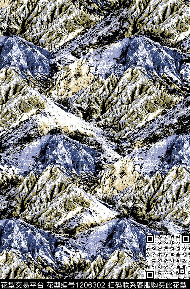 春夏华亿平台大牌风复古传统印花华亿平台下载（图片编号: 1206302） - 瓦栏（Walan）