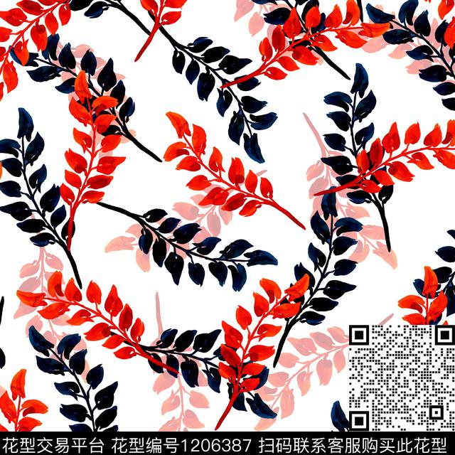 少女几何抽象数码印花华亿平台下载（图片编号: 1206387） - 瓦栏（Walan）