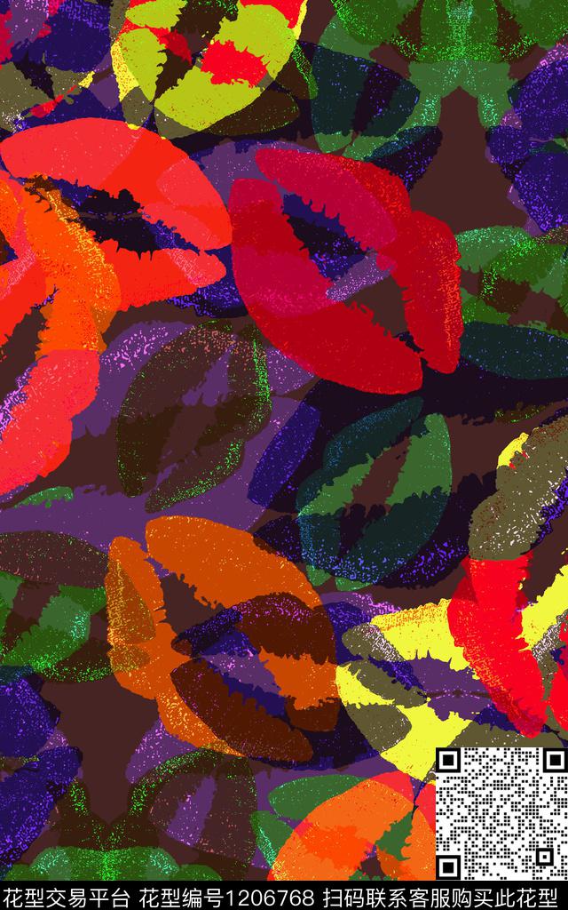 女装满版散花裙数码印花华亿平台下载（图片编号: 1206768） - 瓦栏（Walan）