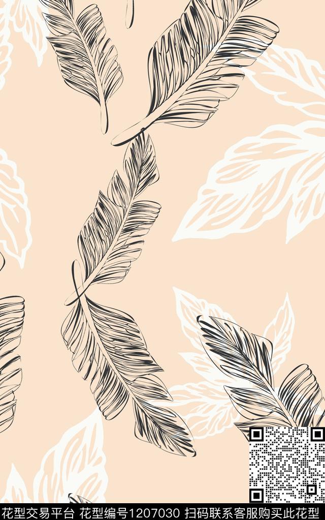 男装抽象大牌风传统印花华亿平台下载（图片编号: 1207030） - 瓦栏（Walan）