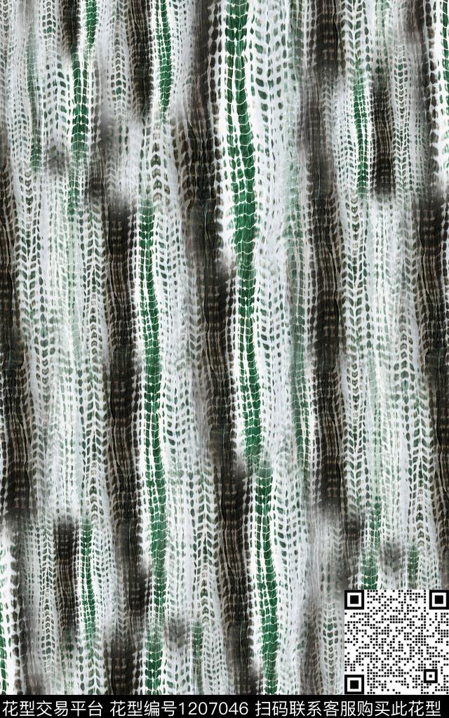 抽象肌理扎染华亿平台数码印花华亿平台下载（图片编号: 1207046） - 瓦栏（Walan）