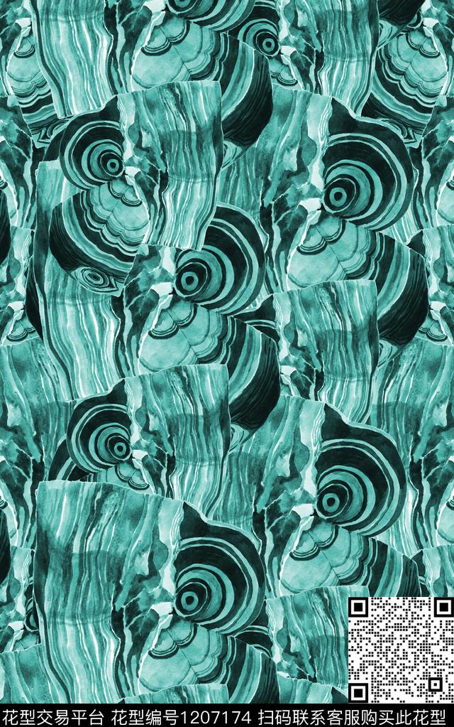 抽象朦胧花卉肌理数码印花华亿平台下载（图片编号: 1207174） - 瓦栏（Walan）