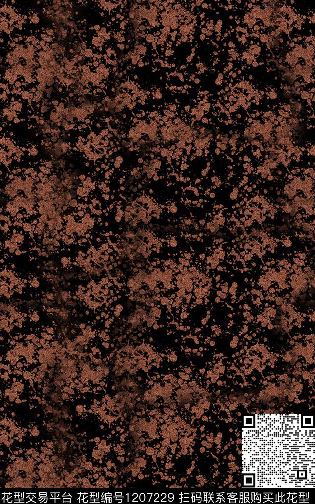 抽象朦胧花卉肌理数码印花华亿平台下载（图片编号: 1207229） - 瓦栏（Walan）