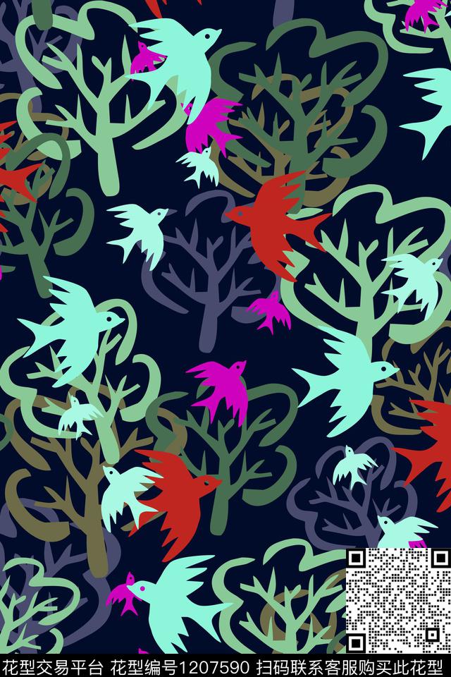 家居服休闲男装传统印花华亿平台下载（图片编号: 1207590） - 瓦栏（Walan）