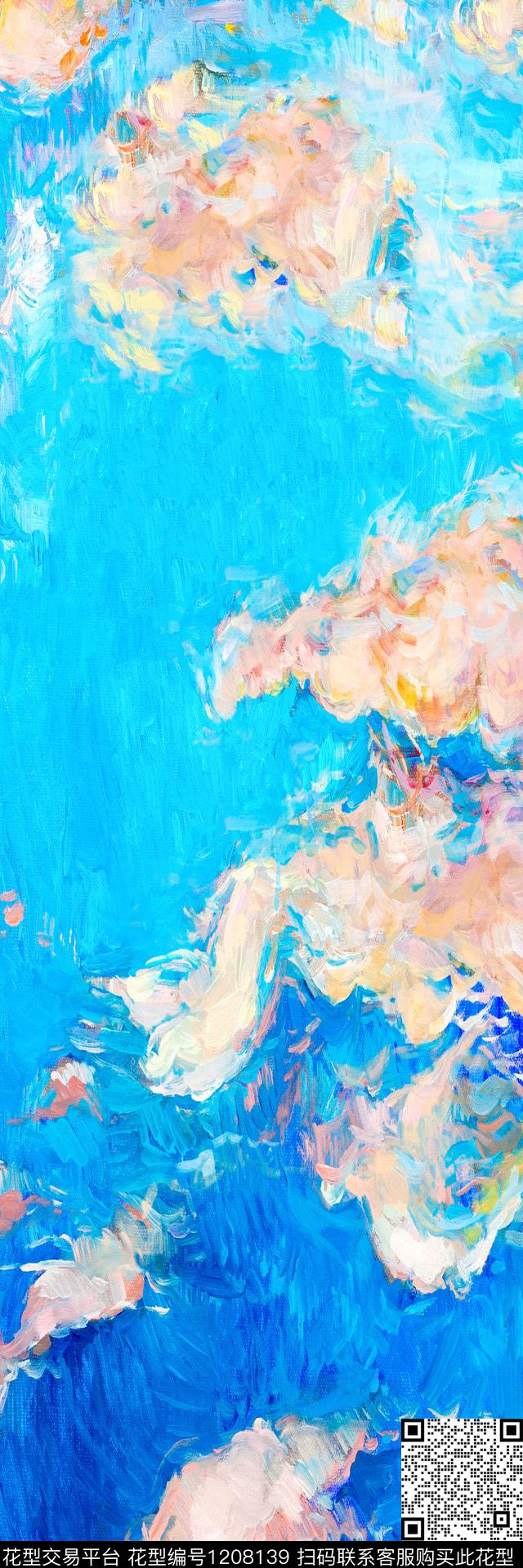 大牌风定位花围巾数码印花华亿平台下载（图片编号: 1208139） - 瓦栏（Walan）