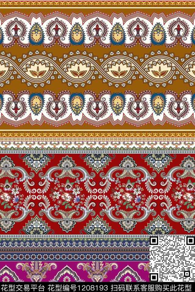 民族条纹民族花纹民族风传统印花华亿平台下载（图片编号: 1208193） - 瓦栏（Walan）