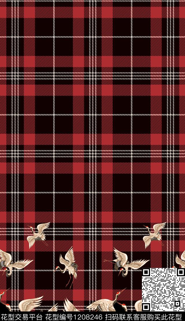 几何波西米亚定位花数码印花华亿平台下载（图片编号: 1208246） - 瓦栏（Walan）