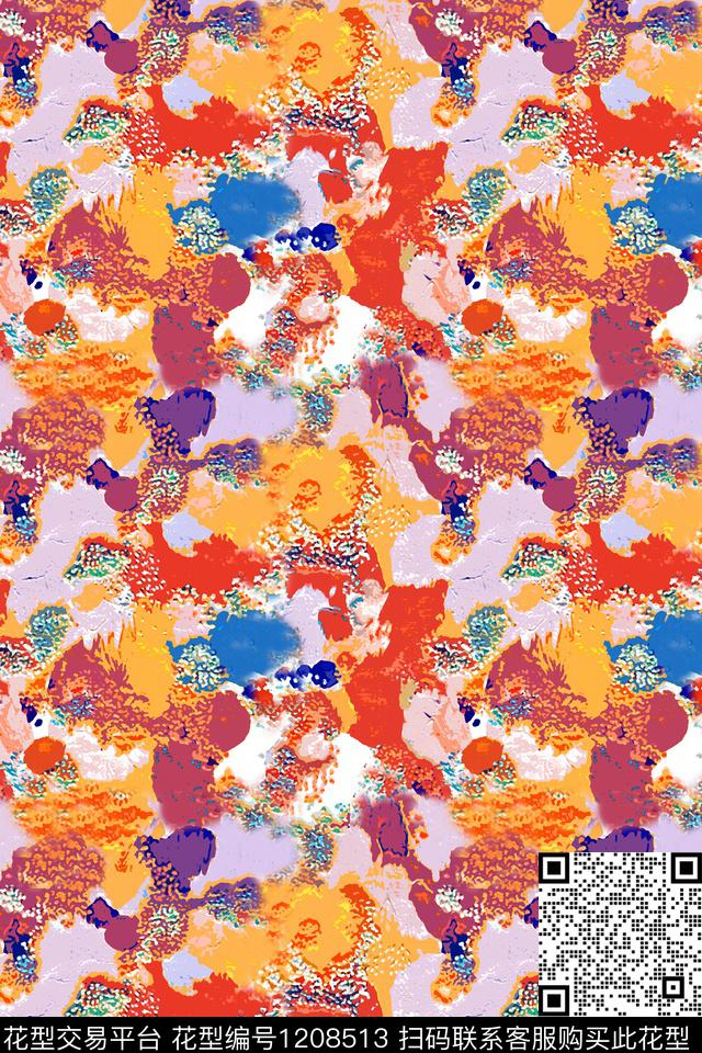 大牌风小碎花定位花数码印花华亿平台下载（图片编号: 1208513） - 瓦栏（Walan）