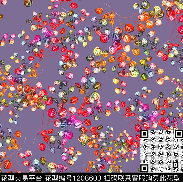 数码华亿平台抽象手绘数码印花华亿平台下载（图片编号: 1208603） - 瓦栏（Walan）