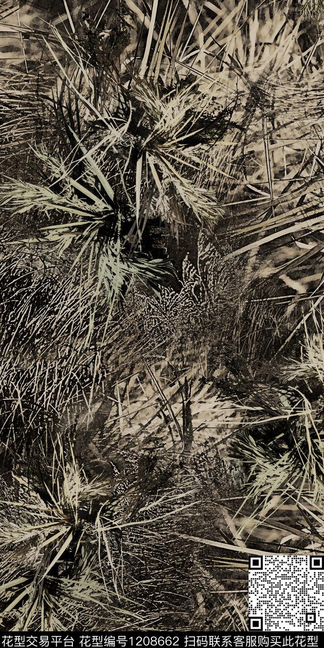 迷彩枯草草丛数码印花华亿平台下载（图片编号: 1208662） - 瓦栏（Walan）