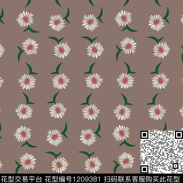 大牌风花卉小碎花传统印花华亿平台下载（图片编号: 1209381） - 瓦栏（Walan）