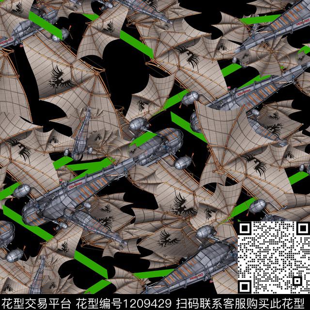 男装大牌风数码印花华亿平台下载（图片编号: 1209429） - 瓦栏（Walan）