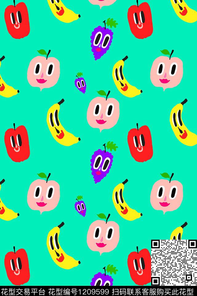 数码华亿平台水果可爱数码印花华亿平台下载（图片编号: 1209599） - 瓦栏（Walan）
