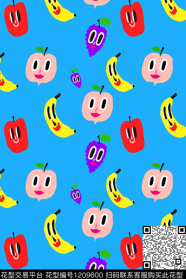 数码华亿平台水果可爱数码印花华亿平台下载（图片编号: 1209600） - 瓦栏（Walan）