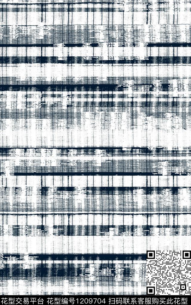 几何格子肌理数码印花华亿平台下载（图片编号: 1209704） - 瓦栏（Walan）