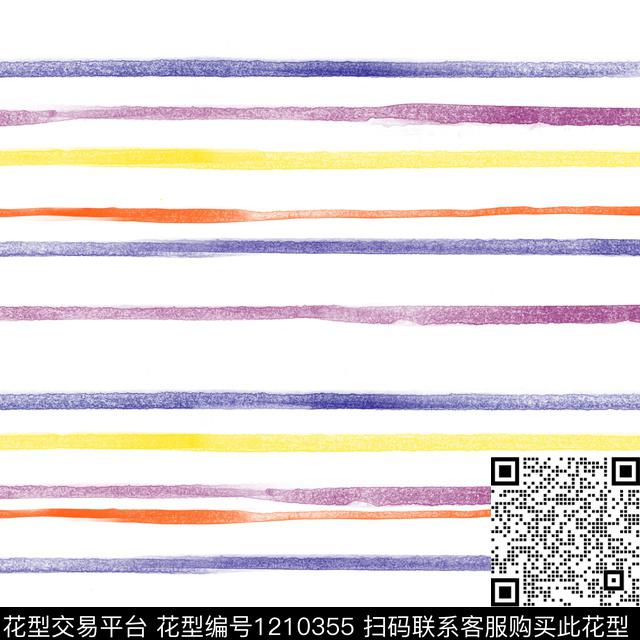 女装条纹彩间传统印花华亿平台下载（图片编号: 1210355） - 瓦栏（Walan）