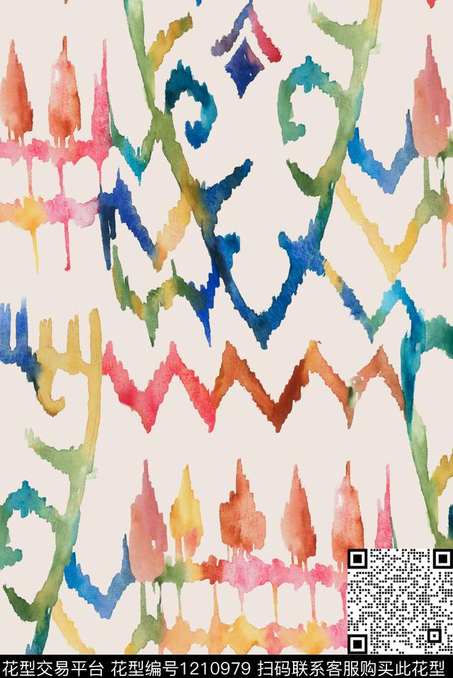 数码华亿平台抽象大牌风数码印花华亿平台下载（图片编号: 1210979） - 瓦栏（Walan）