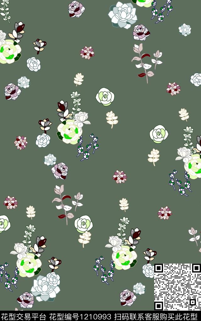 卡通派克服简约数码印花华亿平台下载（图片编号: 1210993） - 瓦栏（Walan）