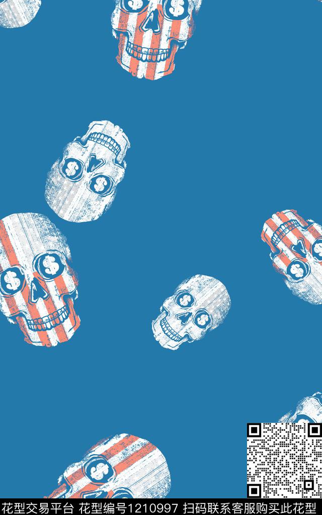 卡通派克服简约数码印花华亿平台下载（图片编号: 1210997） - 瓦栏（Walan）