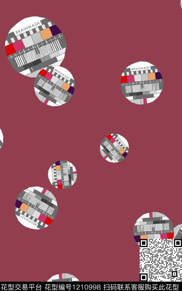 卡通派克服简约数码印花华亿平台下载（图片编号: 1210998） - 瓦栏（Walan）