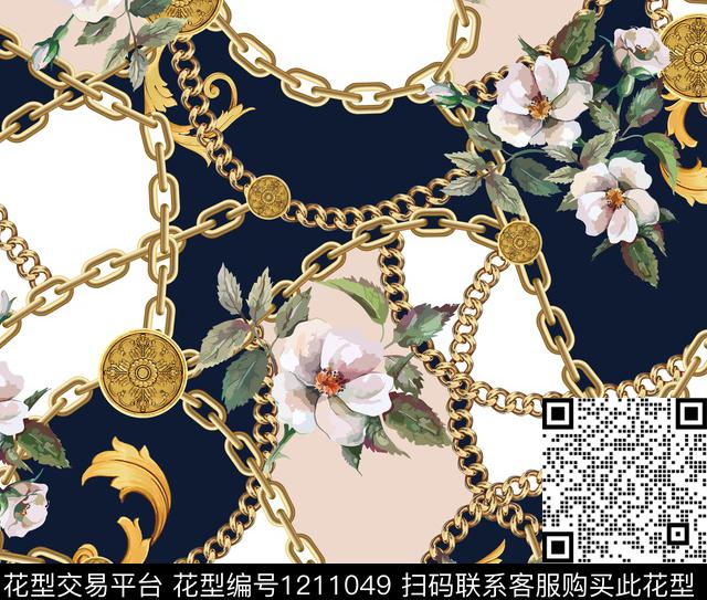 链条春夏华亿平台女装数码印花华亿平台下载（图片编号: 1211049） - 瓦栏（Walan）