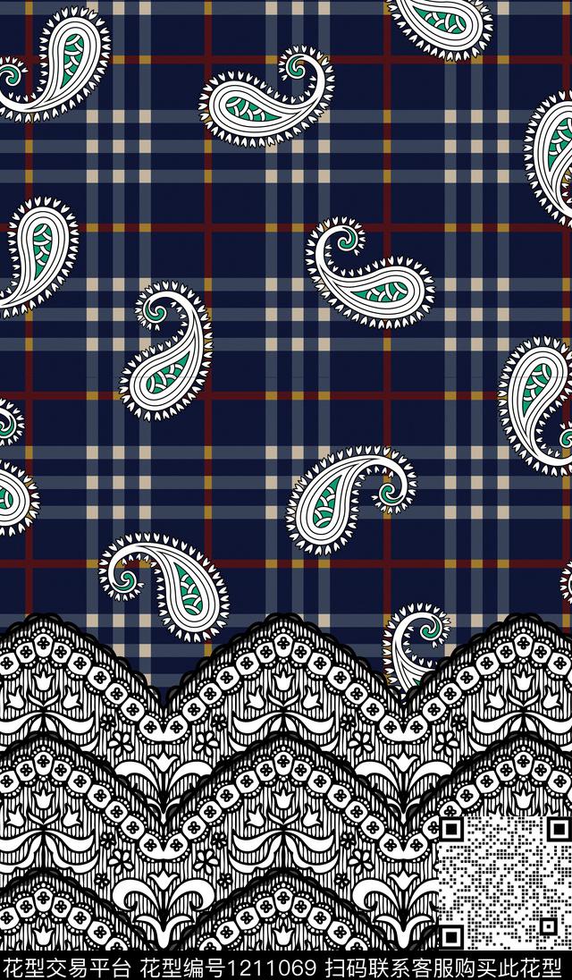 定位花真丝定位花民族风定位花数码印花华亿平台下载（图片编号: 1211069） - 瓦栏（Walan）
