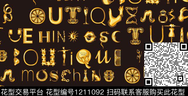 字母大牌风动物传统印花华亿平台下载（图片编号: 1211092） - 瓦栏（Walan）