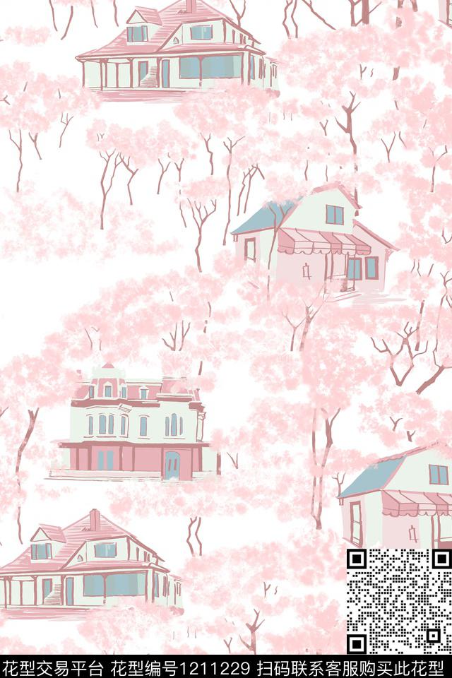 时尚春夏华亿平台女装传统印花华亿平台下载（图片编号: 1211229） - 瓦栏（Walan）