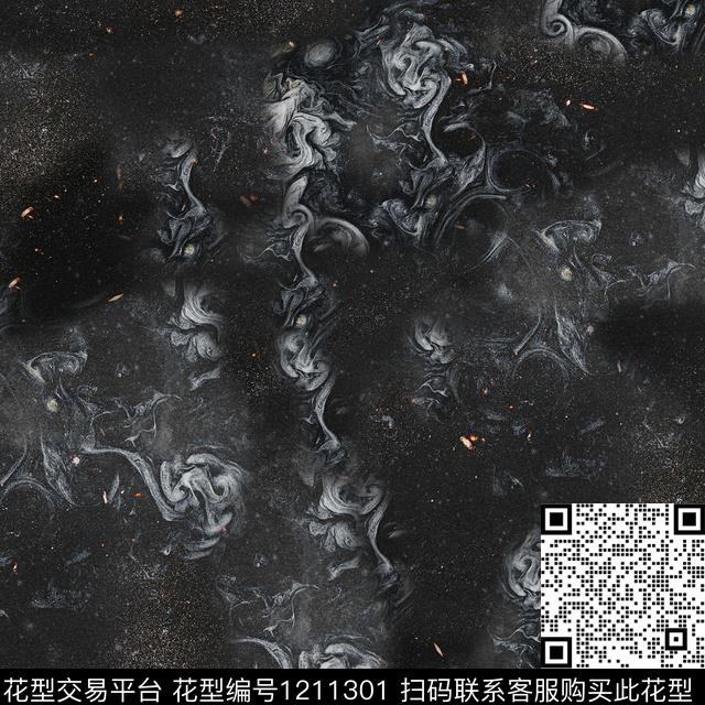 星空男装大牌风数码印花华亿平台下载（图片编号: 1211301） - 瓦栏（Walan）