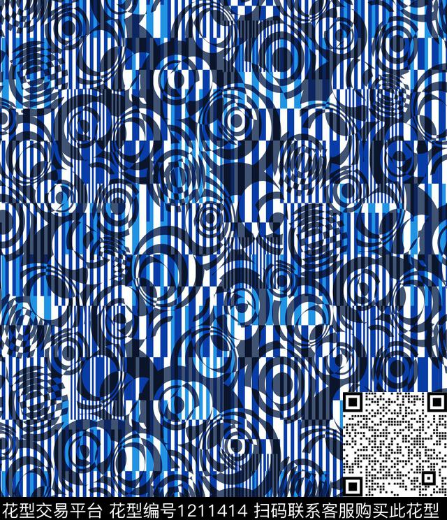 几何几何男装衬衫华亿平台数码印花华亿平台下载（图片编号: 1211414） - 瓦栏（Walan）